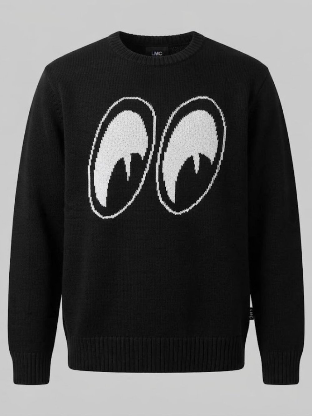 Loser Machine x Moon Equipment Co. Cotton Knit Sweater Black and White Mens  L